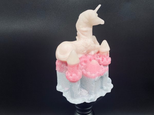 Unicorn Castle Candle | Wishes Come True | Unicorns are Real For Sale