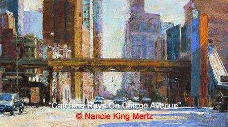 Catching Rays on Chicago Avenue  Giclee Print For Discount