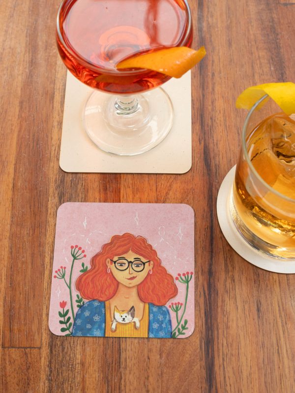 Crazy Cat Lady - Set of 4 Coasters Discount