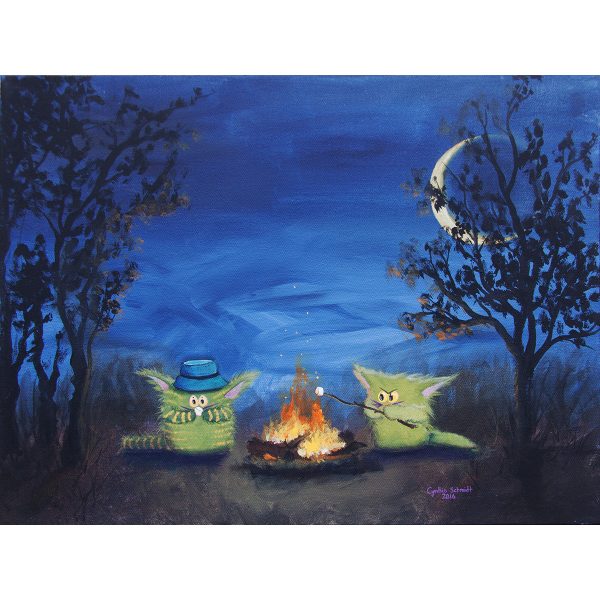 Campfire Kitties — Note Card Online