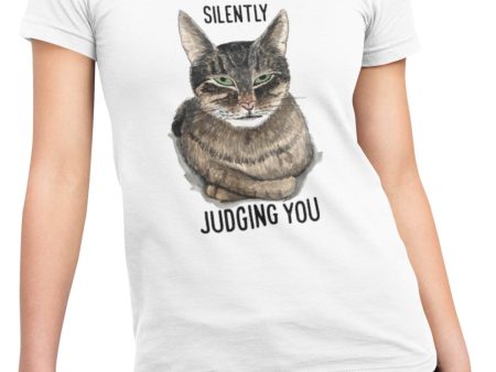 Judgmental Cat Tee Hot on Sale