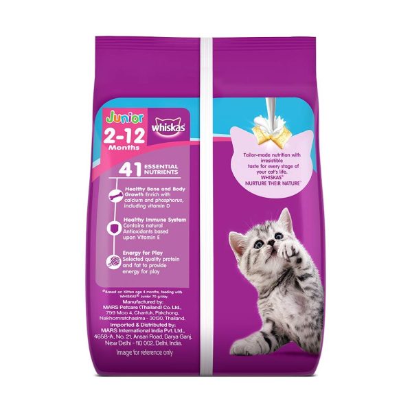 Whiskas Kitten -  Junior Ocean Fish with Milk (Dry). For Discount