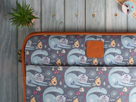 Paisley Cats Laptop Sleeve For Discount