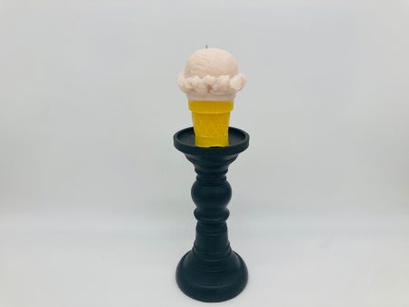 Vanilla Ice Cream Candle Cone |  Just a little Vanilla Candle Love Fashion