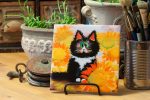 Tuxedo Kitty - Ceramic Tile For Sale