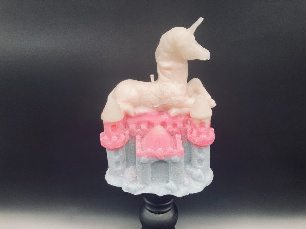 Unicorn Castle Candle | Wishes Come True | Unicorns are Real For Sale