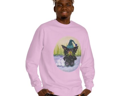 Cranky Cat Winter-Themed Sweatshirt - Free Shipping! Online now