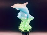 Lisa & Frank Dolphin Candle | Novelty Swimming Exotic Sunset Dolphins Supply