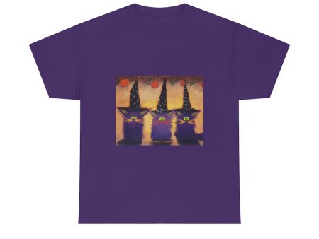 Halloween Witches - Cranky Cat T-Shirt!  Free Shipping Online now