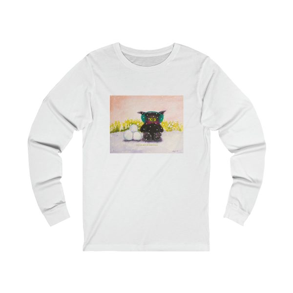 Cranky Cat Winter-Themed Long Sleeve Tee - Free Shipping! Fashion