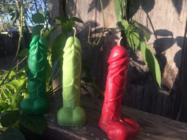 Jolly Saint Dick: A Holiday Blow Out Beeswax Candle Special Online Sale