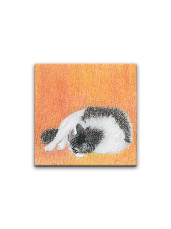 Sleeping Cats - Set of 4 Coasters For Cheap