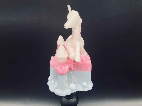 Unicorn Castle Candle | Wishes Come True | Unicorns are Real For Sale