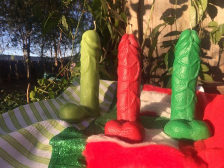 Jolly Saint Dick: A Holiday Blow Out Beeswax Candle Special Online Sale