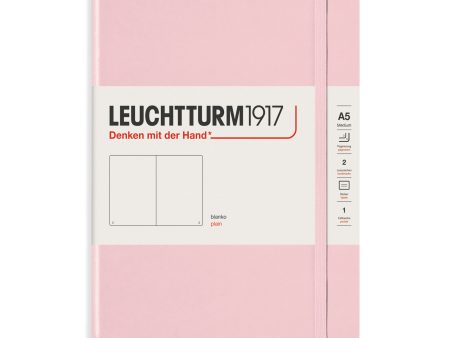 Muistikirja A5 251 sivua Leuchtturm1917 Plain Hard Powder, tyhjät sivut For Discount