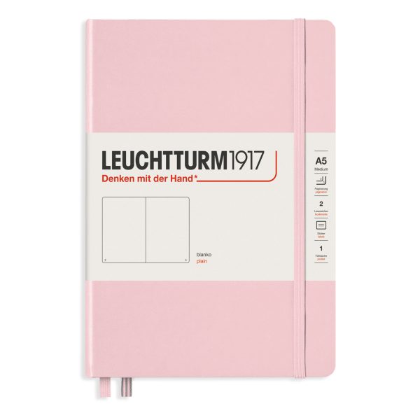 Muistikirja A5 251 sivua Leuchtturm1917 Plain Hard Powder, tyhjät sivut For Discount