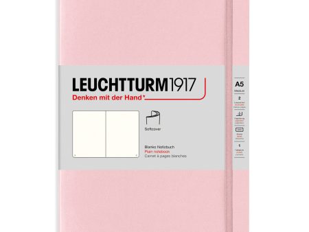 Muistikirja A5 121 sivua Leuchtturm1917 Plain Soft Powder, tyhjät sivut Online now